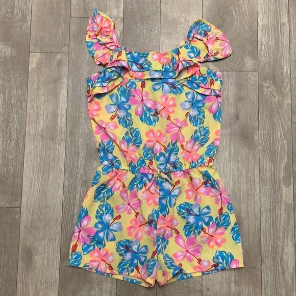 Girls Star Ride Floral Romper‎ - Picture 1 of 6